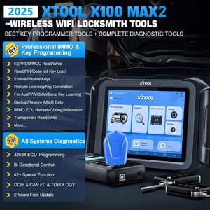 Xtool X100 MAX2 MAX 2 programmatore di chiavi Auto con J2534 VCI e KC501 supporta la programmazione Online 42 funzioni di servizio topologia - Product Image 4