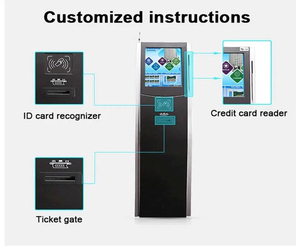 17 inch đen Vé máy mã thông báo số hàng đợi quản lý hàng đợi - Product Image 3