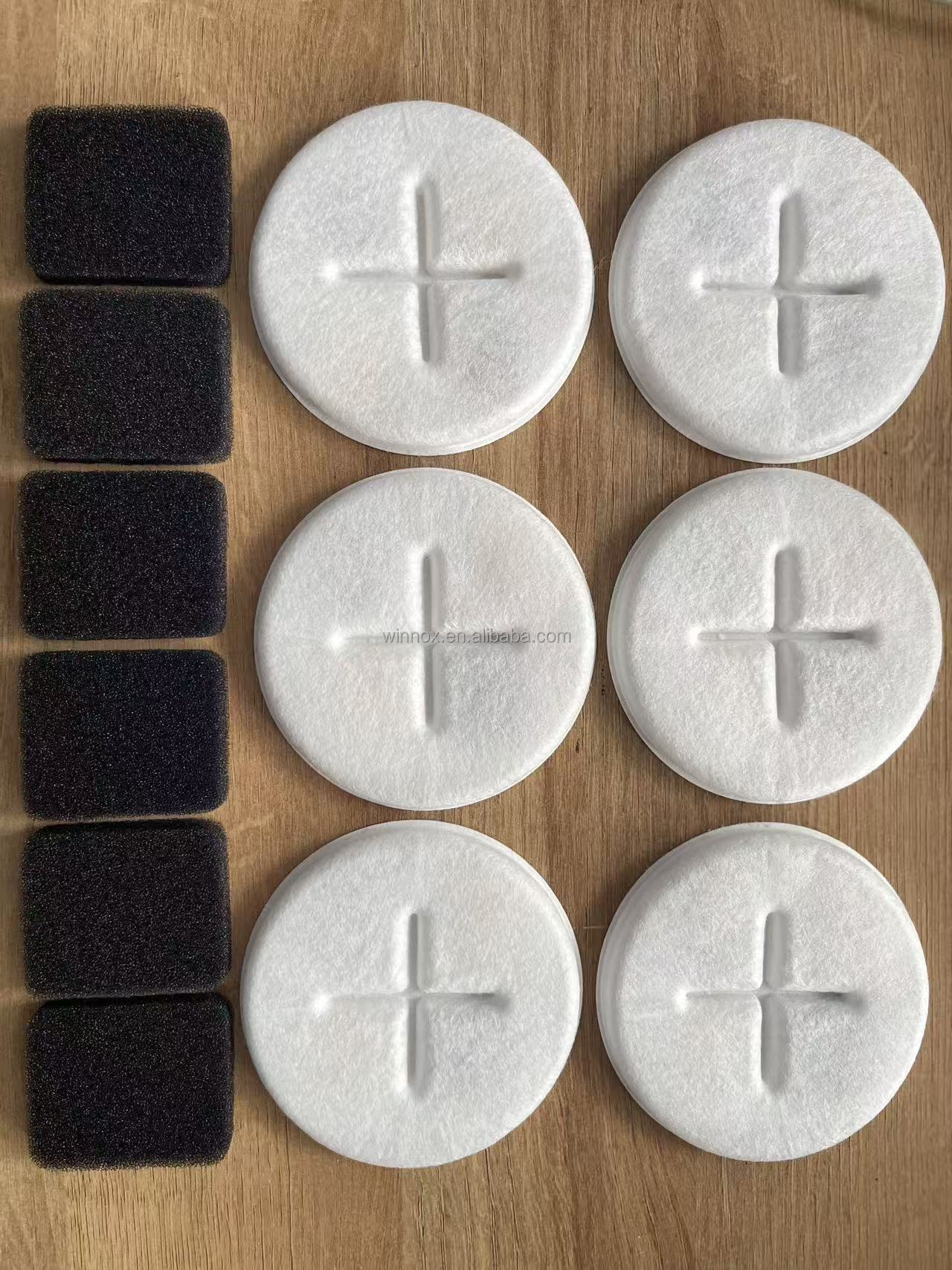 Paquet de filtres blancs (6 pièces blanches + 6 pièces noires)