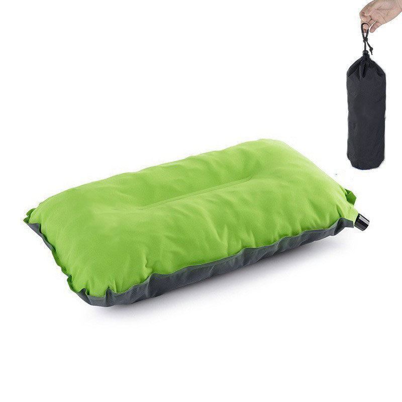 Almohada rellena de esponja triturada Verde