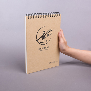 Commercio all'ingrosso su misura A5 Kraft Cover morbida anello a spirale rilegata taccuino per gli studenti Logo personalizzato taccuino a spirale - Product Image 4