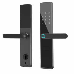 China Großhandel hochwertige intelligente biometrische Finger abdruck Schubladen schloss Smart lock Tuya Smart Türschloss tt Schloss digital - Product Image 1