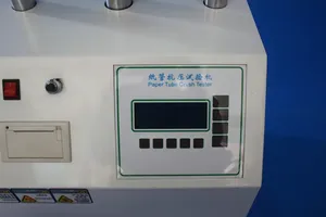 Máquina de prueba de compresión de plástico Probador de fuerza compresiva de tubo de papel