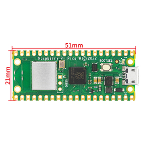 Nuovo rpberry Pi Pico W con scheda di sviluppo microcontrollore Wireless WiFi RP2040 custodia in acrilico opzionale GPIO intestazione saldato - Product Image 3