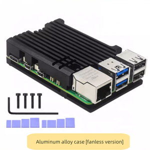 <strong>Raspberry</strong> <strong>PI</strong> 5 Aluminum Metal <strong>Case</strong> and Cooling Fan for <strong>Raspberry</strong> Pi5 development board With single fan/dual fan/fanless - Product Image 5