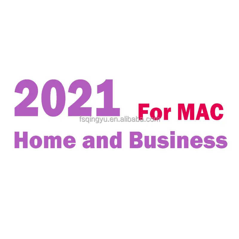 2021 Accueil et entreprise pour MAC Key 100% Activation en ligne 2021 HB pour licence de clé Mac Envoyer par Ali Chat Page
