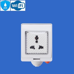 Universal Tuya IP55 impermeable tomas de corriente inteligentes enchufe al aire libre jardín Control remoto con cubierta caja conectividad 16A carga - Product Image 1
