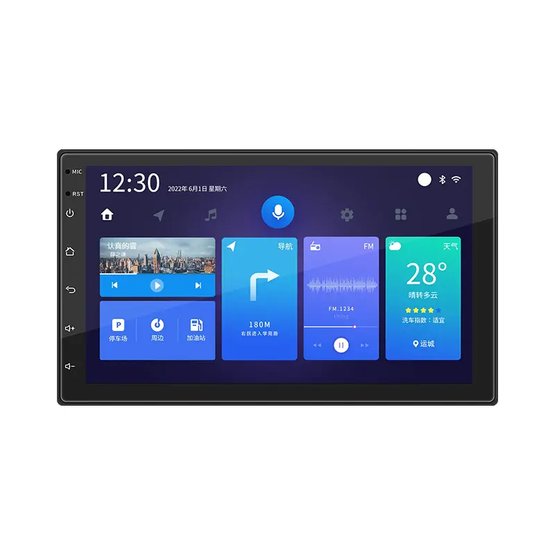 Ihuella peugeot 308 7 pollici android winca retro touch screen autoradio con schermo retrattile carplay per toyota axio