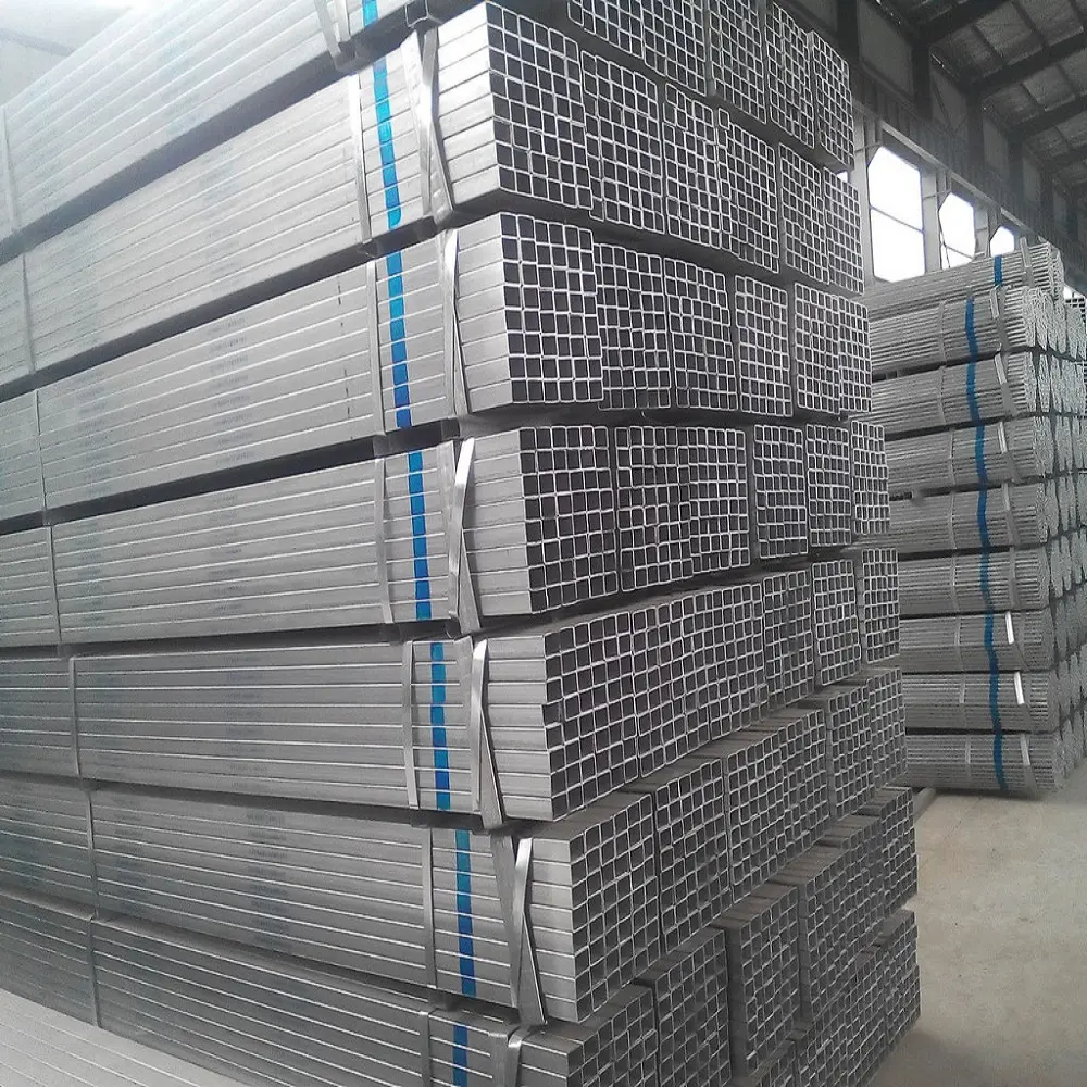 Construction structure galvanized steel S355 material specifications 30x30x3 mm steel square tube with holes in bundles