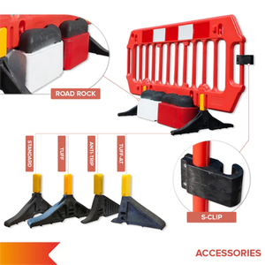 Yüksek görünürlüklü yansıtıcı şeritler, yaya aracını tehlikeden yönlendirmek için çok yönlü yol bariyeri güvenlik çiti sistemi - Product Image 5