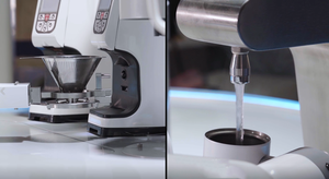 Commercial 24 Hours Ice and Hot Smart Vending Machine Robot Arm Coffee Barista Robot Kiosk - Product Image 2