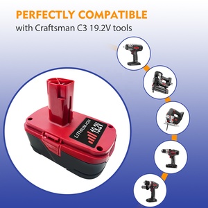 5.0Ah6.0Ahリチウムイオンバッテリーパック交換用職人<span class=keywords><strong>C3</strong></span>バテリアforCraftsman19.2v電動工具113751323517