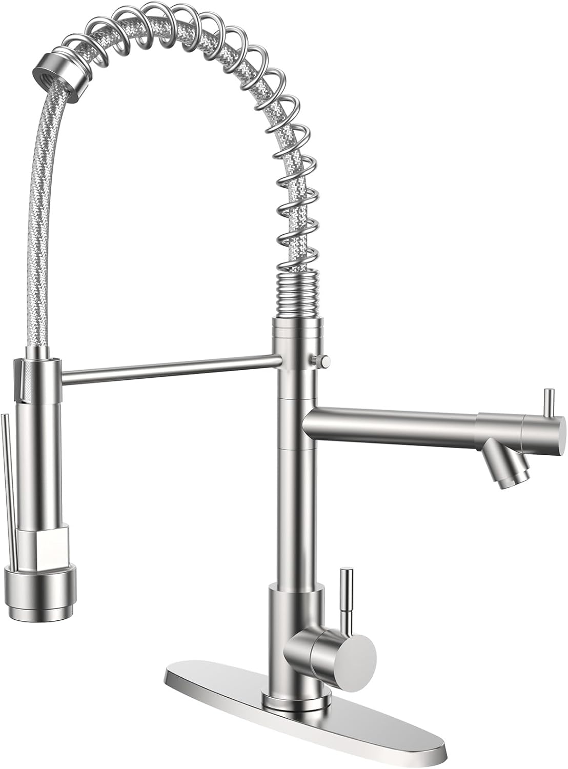 Robinet de cuisine à ressort