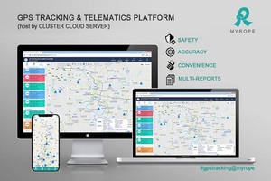 Software de seguimiento GPS para gestión de flotas Aplicación Web en línea Plataforma de seguimiento GPS