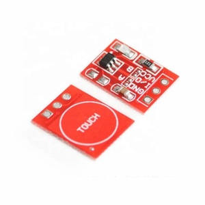 Botón interruptor de sensor táctil capacitivo TTP223 con módulo autoblocante LED - Product Image 1