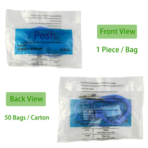 Chống tĩnh điện nối dài tùy chỉnh chống tĩnh điện Vòng đeo tay an toàn ban nhạc <span class=keywords><strong>ESD</strong></span> nối đất dây đeo cổ tay - Product Image 6