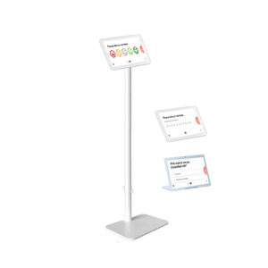 IRTECH 10.1 pollici pavimento in piedi macchina touch felice o non dispositivo pulsante chiosco di feedback del servizio clienti - Product Image 1