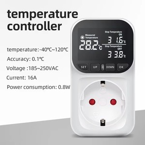 Digital <strong>Temperature</strong> <strong>Controller</strong> Socket Thermostat EU Plug 220V With <strong>Timer</strong> Switch Heating Cooling for Refrigerator - Product Image 6