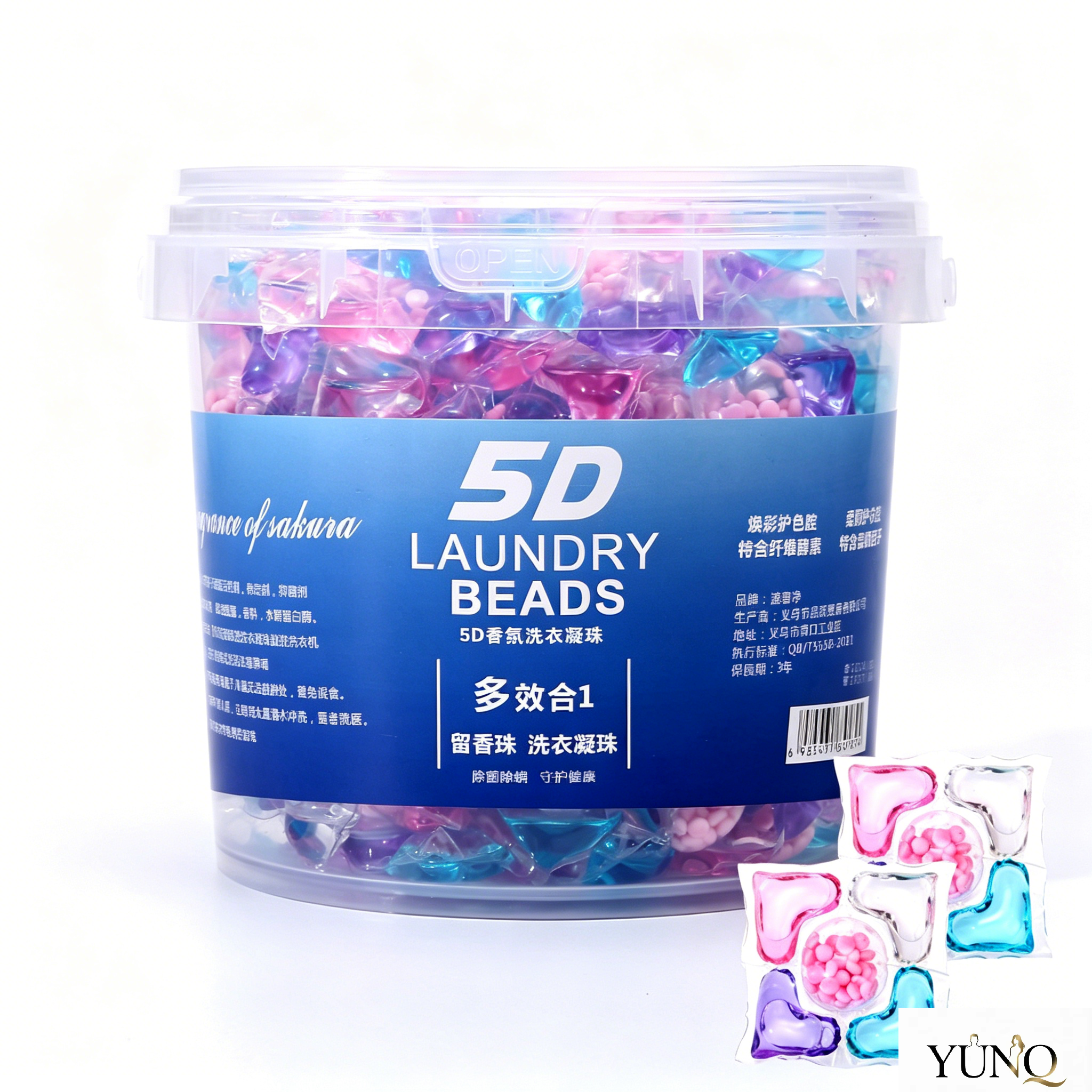 กล้วยไม้ 5-in-1 จำนวน 30 ชิ้นในถัง 5D