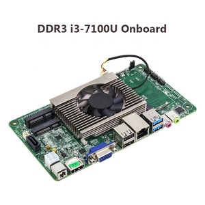 Scheda madre CPU integrata ITX Core i3 7100U 2.40GHz scheda madre Mini DDR3L DDR4 mSATA SATA Mini pci-e scheda madre Desktop - Product Image 2