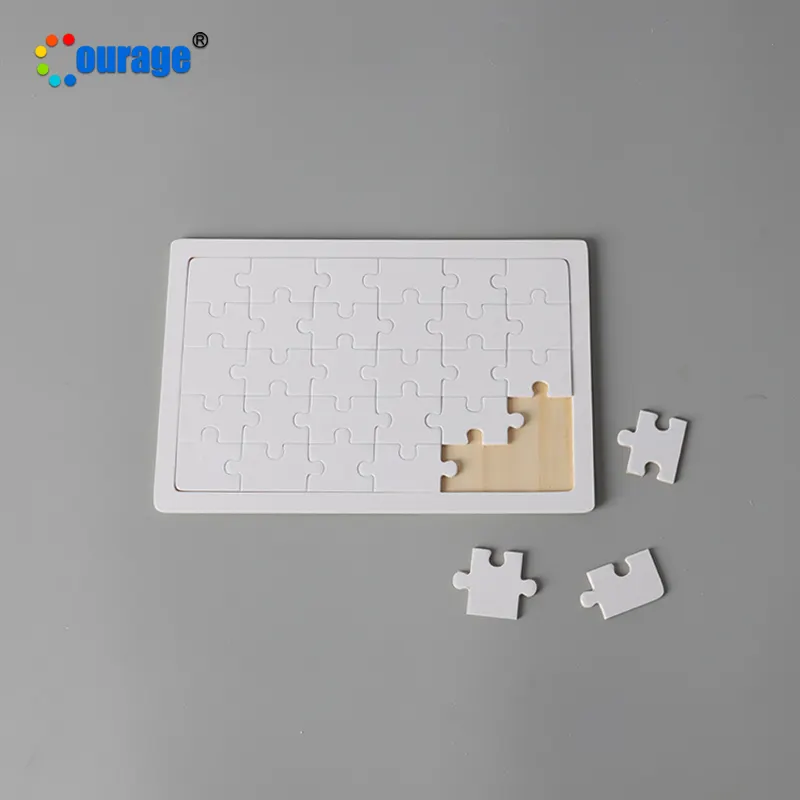 DIY A5 크기 인쇄 맞춤 나무 퍼즐 승화 나무 퍼즐