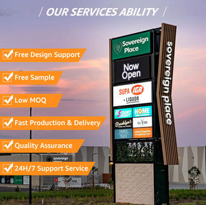 Tùy chỉnh <span class=keywords><strong>pylon</strong></span> signage cho kinh doanh ngoài trời trung tâm mua sắm bãi đậu xe wayfinding <span class=keywords><strong>pylon</strong></span> Đăng hệ thống quảng cáo ánh sáng Hộp thiết kế - Product Image 6