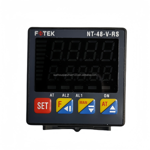 Controlador de temperatura inteligente totalmente automático, 48mm x 48mm, comunicación RS 485, salida de relé, componentes electrónicos, 1 unidad - Product Image 2