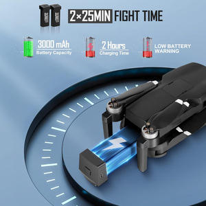NBD 4K 3轴万向节可折叠遥控四轴飞行器5G WiFi FPV直播视频应用控制全球定位系统跟随无人机dron成人无人机带摄像头 - Product Image 3