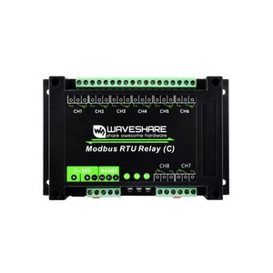 Modulo relè di blocco Modbus RTU 8-ch (C) con interfaccia RS485, circuiti di protezione Multi isolamento, custodia montata su rotaia