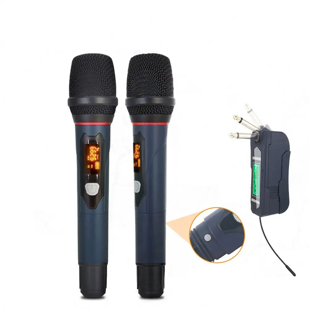 Microphone professionnel à quatre canaux Hf, nouveauté