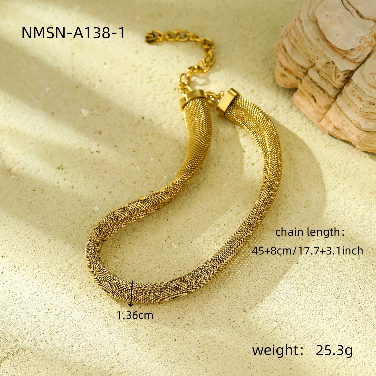 NMSN-A138-1 gold necklace