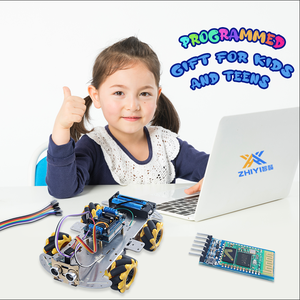 Eparthub Auto-Kits aus Aluminium legierung mit Smart Car Kit Ultraschall-Hindernis vermeidung Mecanum-Rad für robuste Entwicklungs projekte