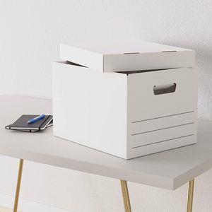 カスタマイズされたリサイクル多機能移動場所フォルダー収納整理ファイルオーガナイザーハンドル付き紙箱 - Product Image 5