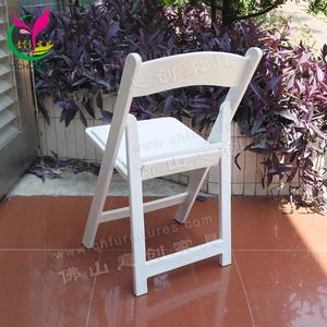 Silla de boda de resina blanca de vanguardia al por mayor silla plegable portátil y duradera de Wimbledon - Product Image 6