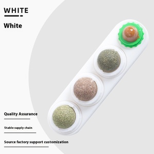 <strong>Safe</strong> Healthy 4 PackTeeth Cleaning Cat Mint Toy Snack <strong>Catnip</strong> Wall Ball Toy <strong>Catnip</strong> Cat Ball Pet Toy