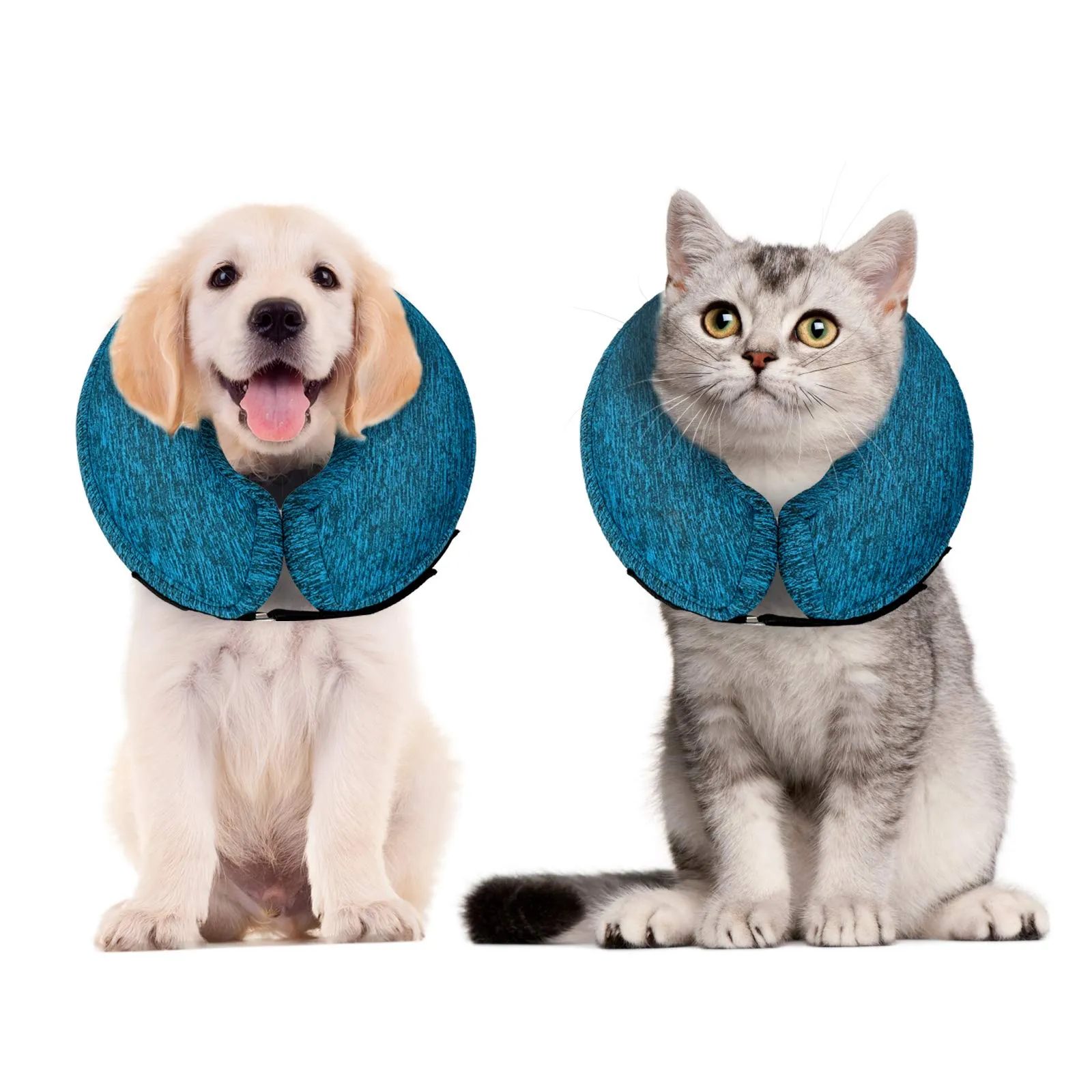Мягкий защитный надувной ошейник для собак и кошек