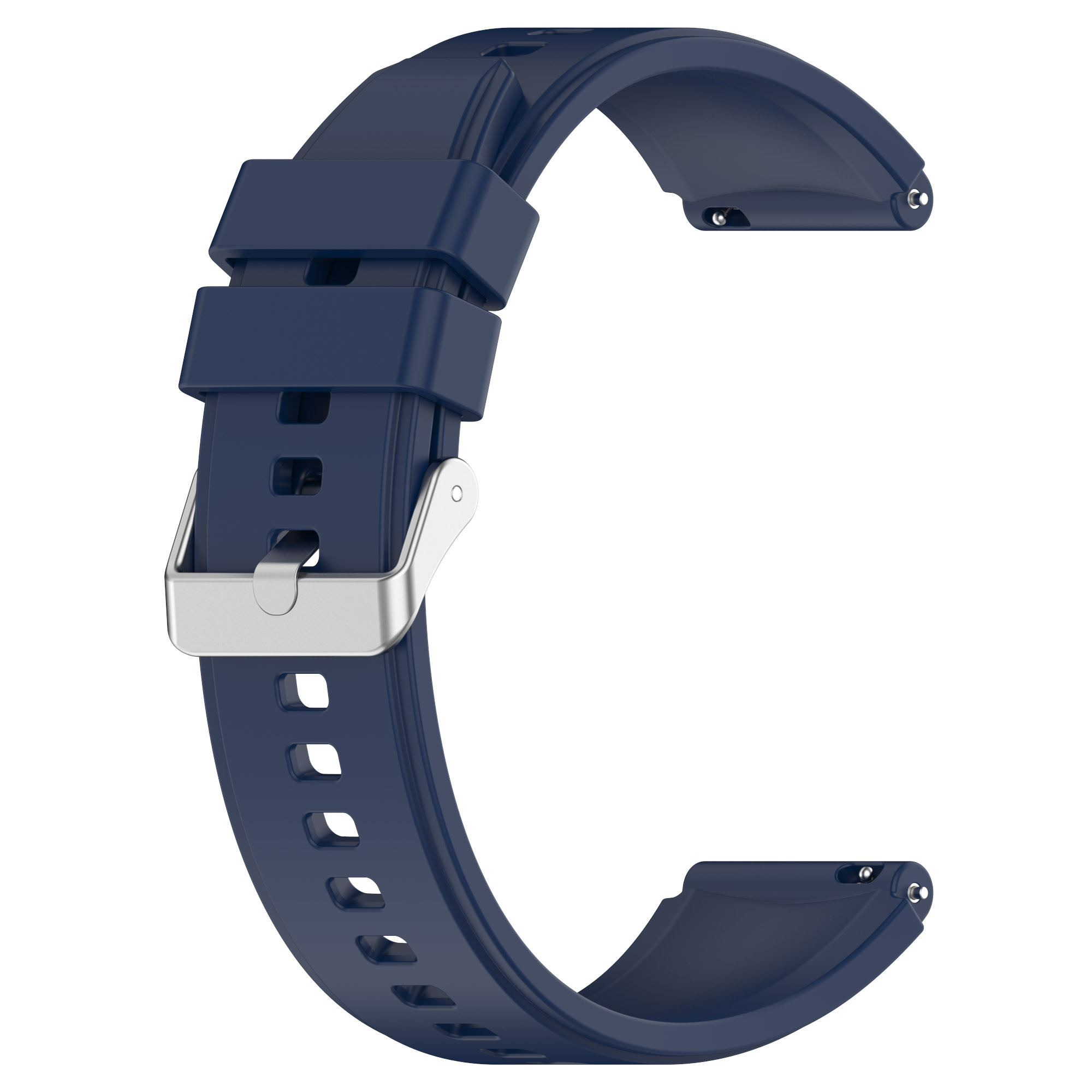 Fibbia blu navy-argento