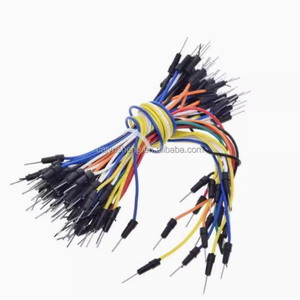 Löt freie flexible Steckbrett-Überbrückung drähte Stecker zu Stecker Kompatibel für Arduino-Steck brett