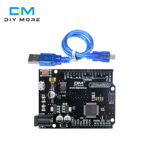 Leon ardo R3 más ATmega32 U4 5V 16MHz microcontrolador USB Cable