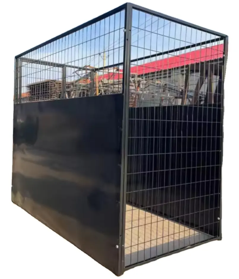 USMILEPET Usine directe Qualité supérieure Chenils pour chiens personnalisés Grand extérieur pour activités de plein air Cages pour chiens Chenils en métal