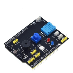 DHT11 LM35 sensore di umidità della temperatura adattatore multifunzione per scheda di espansione per Arduino UNO R3 RGB LED IR ricevitore Buzzer I2C
