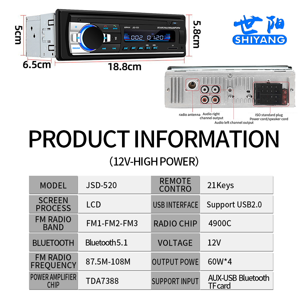 ISO-12V High power