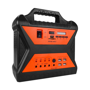 Mini tragbarer kleiner Solargenerator 12V DC 10W Lithium batterie Solarenergie system mit Radio und <span class=keywords><strong>LED</strong></span>-Blubs für die Innen beleuchtung