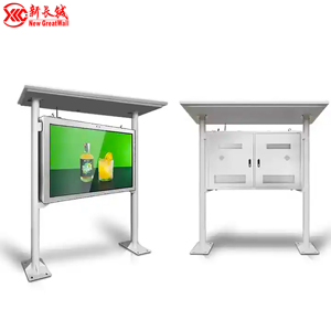 Soluzioni di segnaletica digitale esterna da 100 pollici ad energia solare per esterno digitale pubblicità schermo Lcd chiosco Software di Digital Signage - Product Image 3