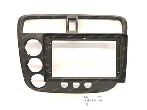 WEIJUNPRO 9 inç Dashboard paneli fasya çerçeve kiti Honda Civic CF4 2004 2005 için fabrika toptan GPS DSP araba fasya paneli - Product Image 5