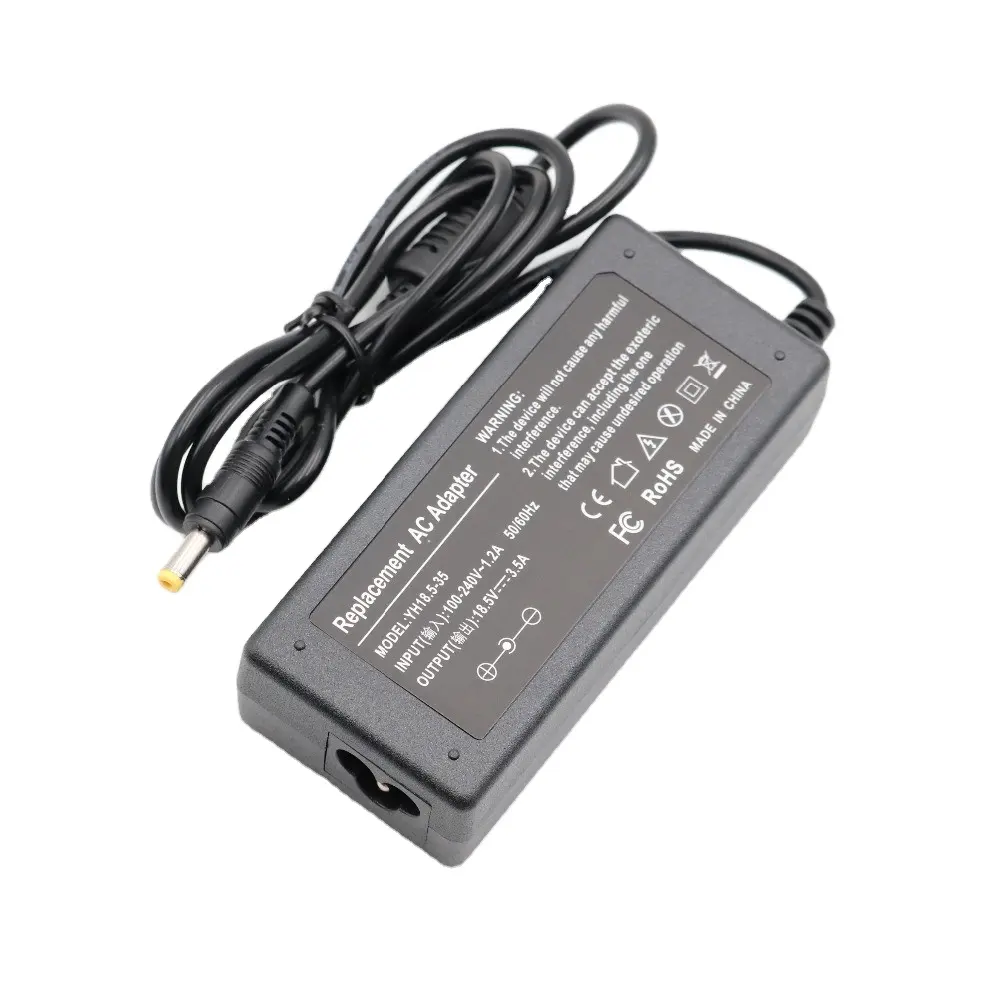 หัวแปลงที่ชาร์จสำหรับโน้ตบุ๊ก,18.5V 3.5a 4.8*1.7มม. สำหรับ HP Compaq Nx6110 Nx6115 Nx6120 Nx6125 Nx6130 NX6330 Nx7000 Nx7010 Nx7100 Nx7200