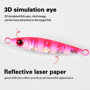 Toptan lazer aydınlık Metal yol alt sert balık yemi yeni 20g 30g 40g 60g 80g jig yem yavaş somon Tilapia göl akışı