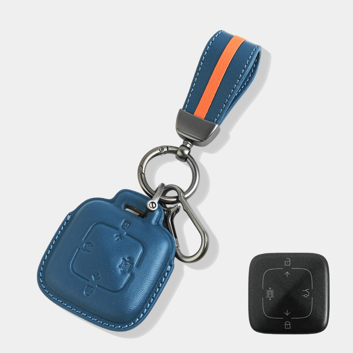 Envoyer des échantillons de cuir-ZK-A4-Blue