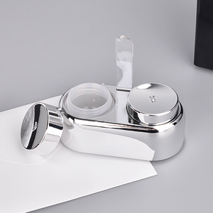 Çift odaları 12g plastik boş kozmetik göz kremi kavanoz - Product Image 4
