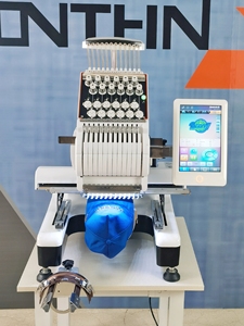 Yonthin-Sombrero computarizado de 1200rpm, bordado con monograma, máquina de coser, ordenador de un solo cabezal, precio para logotipo personalizado - Product Image 6